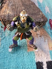 1993 TMNT Auto Mutations Night Ninja Rocksteady Figure Playmates TMNT