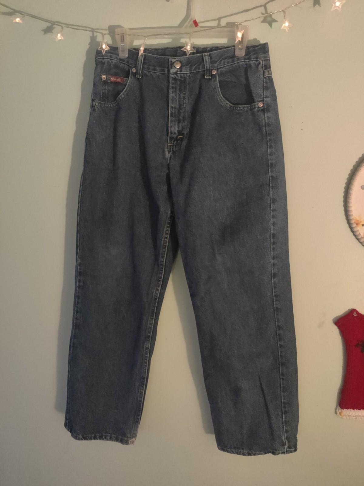 Boys Size 18 Husky Adjustable Waist Med Wash Denim Pants