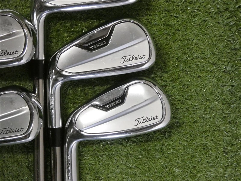 Titleist 2021 T200 Left Hand Irons 6-P Recoil 95 F4 Stiff Graphite Mid +1" - Image 2 of 4
