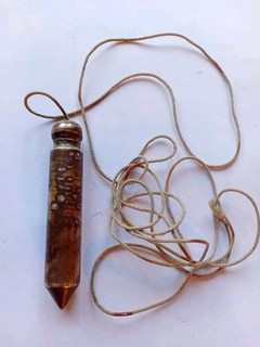 An Old Vintage Solid Brass Plumb Bob .