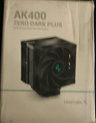 Deepcool AK400 Zero Dark Plus Black CPU Air Cooler Fan with Heatsink