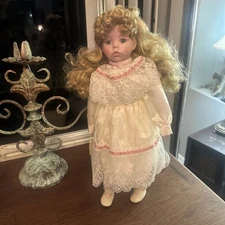 Seymour Mann The Connoisseur Doll Collection - Vintage Porcelain Doll Paula