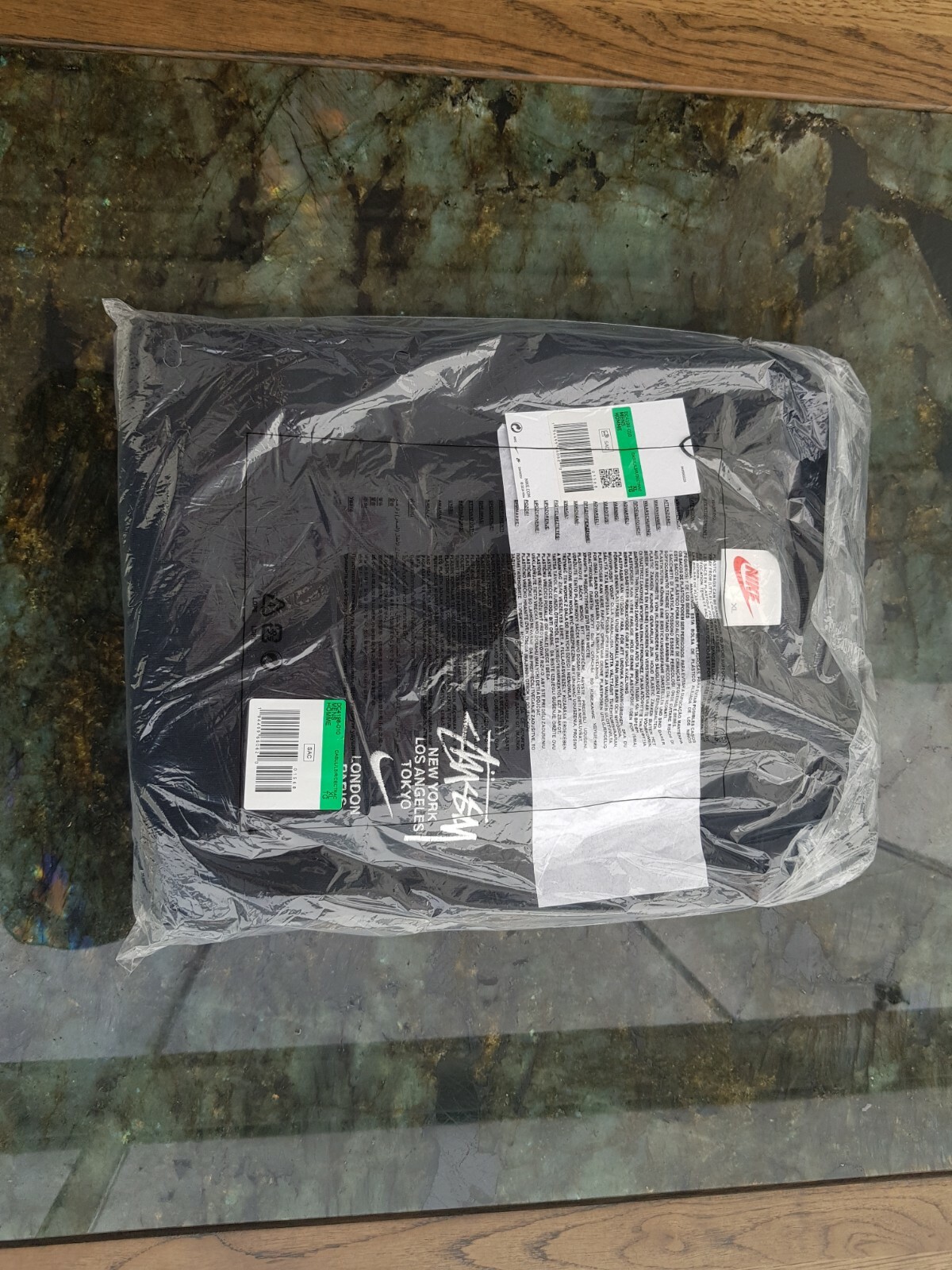 Stussy Fleece Crew - XL Black