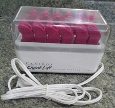 New Vintage Clairol Quick Lift Heated Hair Styling Clips Model L12