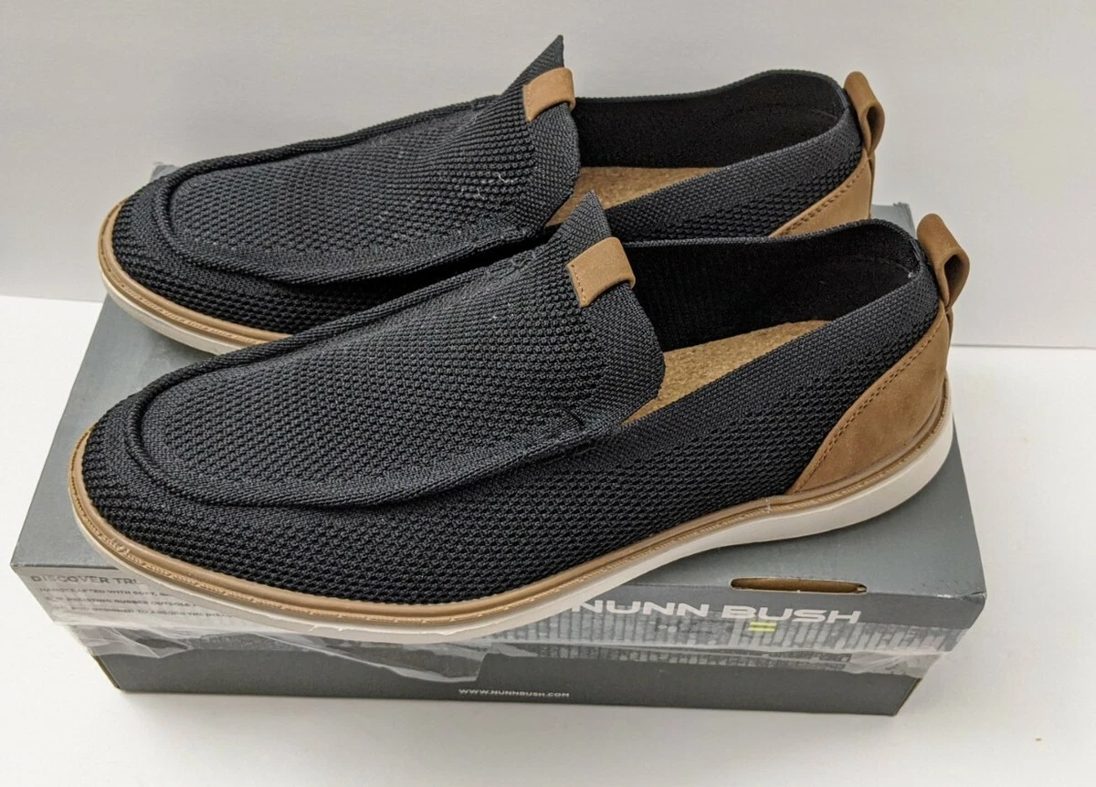 Nunn Bush Kore Carter Men s Shoes Size 10 Slip On Black eBay