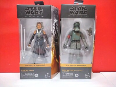Star Wars Lot - Mandalorian - Black Series Ahsoka Tano #18 - Miggs Mayfield #15