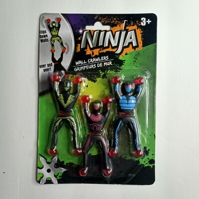 Ninja Wall Crawlers Flips Tumbles Rolls Down Wall Party Supply Stocking Stuffer