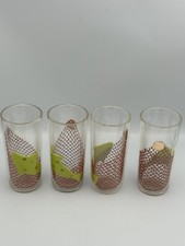Vasos de plástico vintage de doble pared con tiburón y red pescador náutico