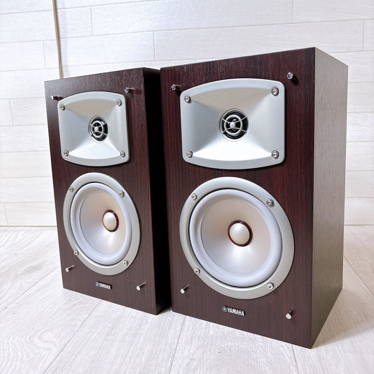 YAMAHA Speaker Pair NS-PB350 MB Walnut Audio Equipment Japan YAMAHA Speaker Pair NS-PB350 MB Walnut Audio Equipment Japan