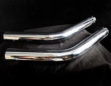 Lee's  Miami Outrigger Holder 2" Angled Pole End Mounts Chrome Bronze Tube Pair