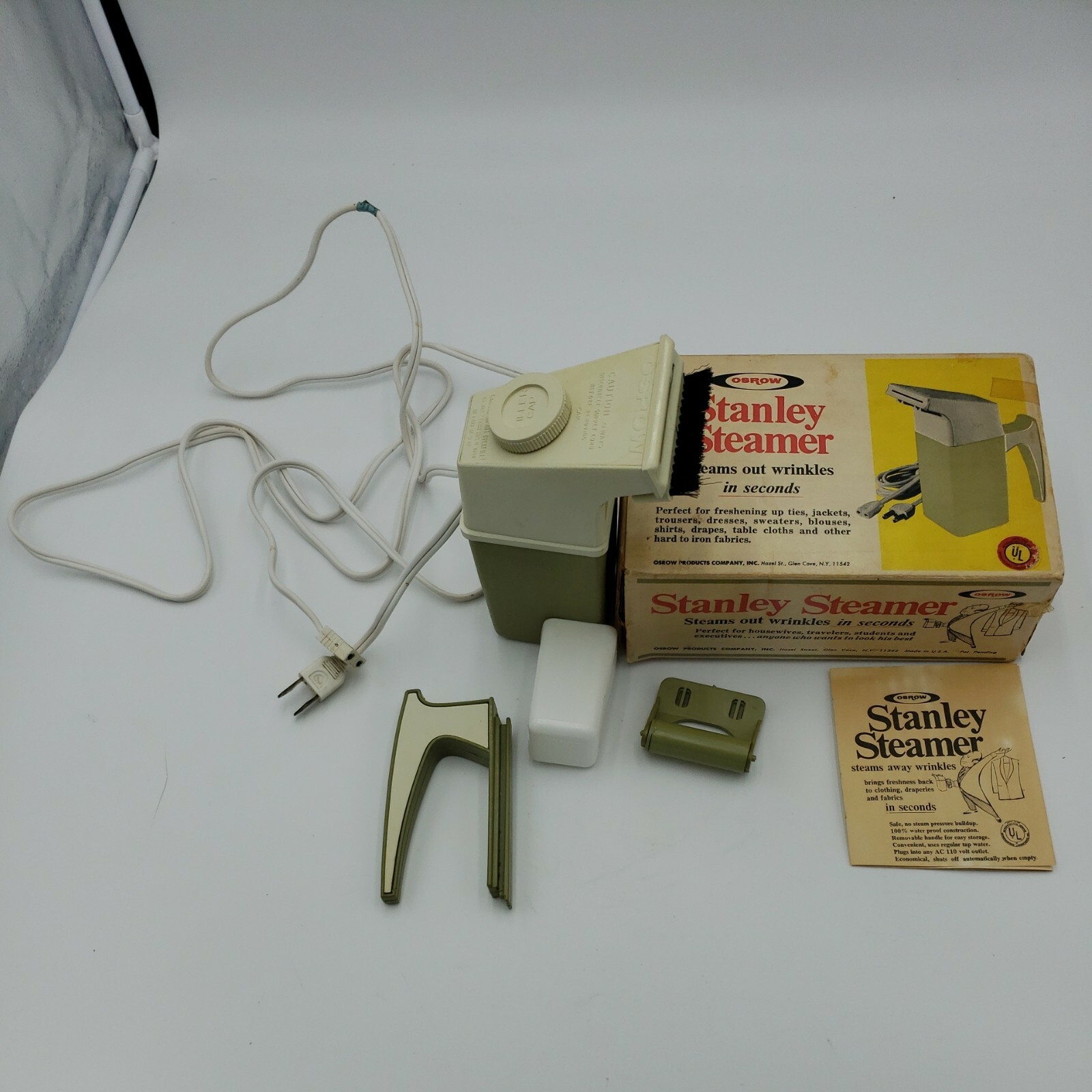 Vintage Osrow Stanley Steamer Glen Cove, New York Does Not Work