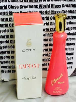 COTY L'AIMANT SPRAY MIST FOR WOMEN BY COTY - 3.50 OZ IN BOX - RARE