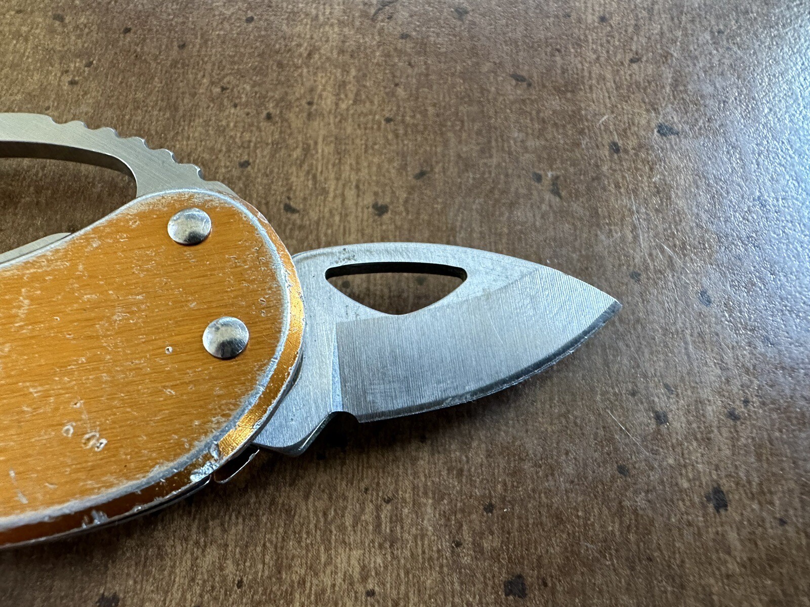 Buck Whittaker 759 ORANGE Folding Pocket Knife & Bottle Opener eBay