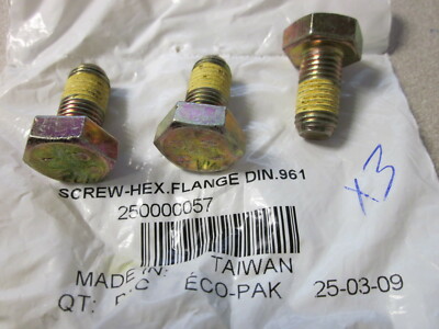 NOS Can Am M10 X 20 Hex Screws TRAXTER COMMANDER STD DPS XT 800R 250000057 Qty3