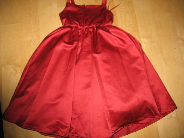 David's Bridal Red Party/Holiday Dress - Size 4 - VGUC - Image 3 of 4