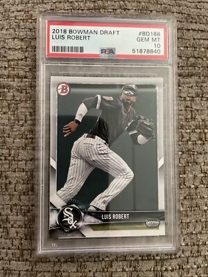 2018 Bowman Draft Luis Robert #BD-188 RC Rookie WhiteSox Prospect