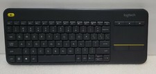 USED Logitech 400 Plus Keyboard Wireless Black 820-007376 with USB Receiver Q5 
