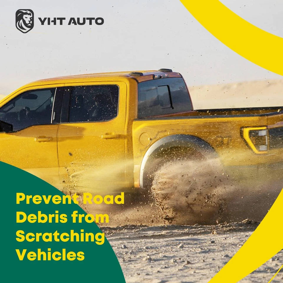 4x Pocket Style Fender Flares for Chevrolet Silverado 2500 HD 3500 HD 2020-2023 - Image 4 of 4