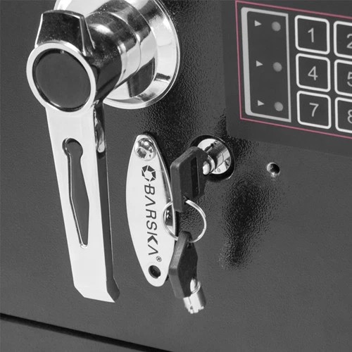 Barska Standard Keypad Depository Safe w/ Door Drop Slot & Back-up Keys, AX11932 - Image 4 of 4