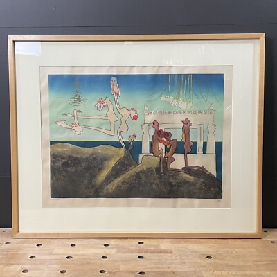 Roberto Matta, 10AM from L'Arc Obscur des Heures, Aquatint Etching
