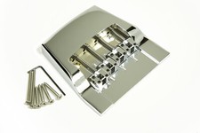 Genuine Hipshot 5RK400BC 4 String Rickenbacker replacement bridge Chrome plated