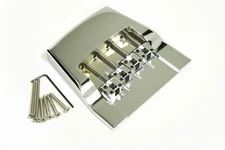 Genuine Hipshot 5RK400BC 4 String Rickenbacker replacement bridge Chrome plated