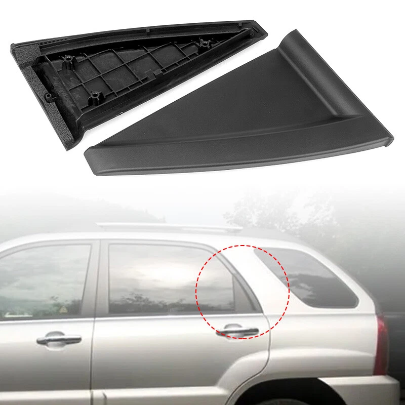 Porta traseira esquerda+direita externa moldura Delta para 2005 2006 2007-2010 Kia Sportage - Imagem 3 de 4