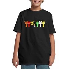 Cute Sprunki Wenda Black Team For Kids Boys Girls Adult T-Shirt