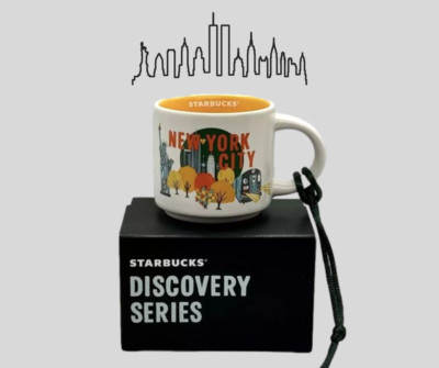 Starbucks New York City Ornament 2 oz Mini Cup Mug Discovery Series Big Apple