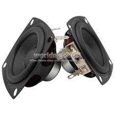 2pcs 2" inch 55mm 2Ohm 3W Full Range Audio Speaker Neodymium Magnet Loudspeaker