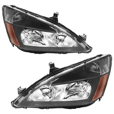 AUTOSAVER88 Headlight Assembly Compatible with 2003 2004 2005 2006 2007 Accor...