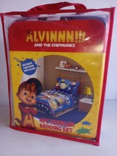Alvin And The Chipmunks 4pc Toddler Bed 2 Sheet Pillow Case Bedspread Set