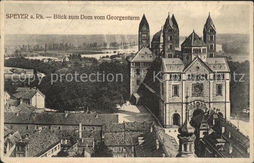 41753644 Speyer Rhein vista a la catedral desde Georgenturm Speyer Rhein