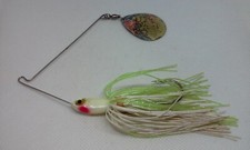 Vtg Cabela's Pro Ser SpinnerBait Chartreuse/Pearl Spinnerbait 3/8oz Fishing Lure