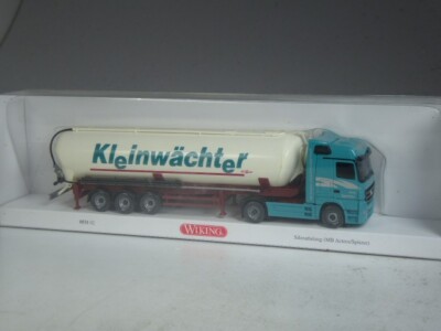 (YG-41, KD) Wiking 053102 Mercedes Actros Spitzer Silosattelzug Kleinwächter OVP