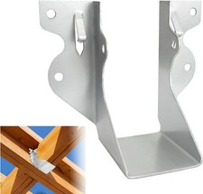  15Pcs 2X4 Joist Hanger Tie Brackets LU24 18 Gauge Zmax Galvanizing Face Mount