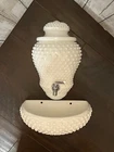 Fenton Hobnail Milk Glass Lavado