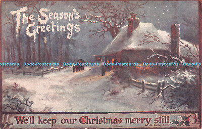 R344609 The Season Greetings We ll Keep Our Christmas Merry Still Tuck Oilette N