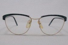Vintage Gold-Green sz 55/17 Eyeglasses Frame