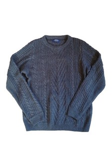 polyester knit sweater