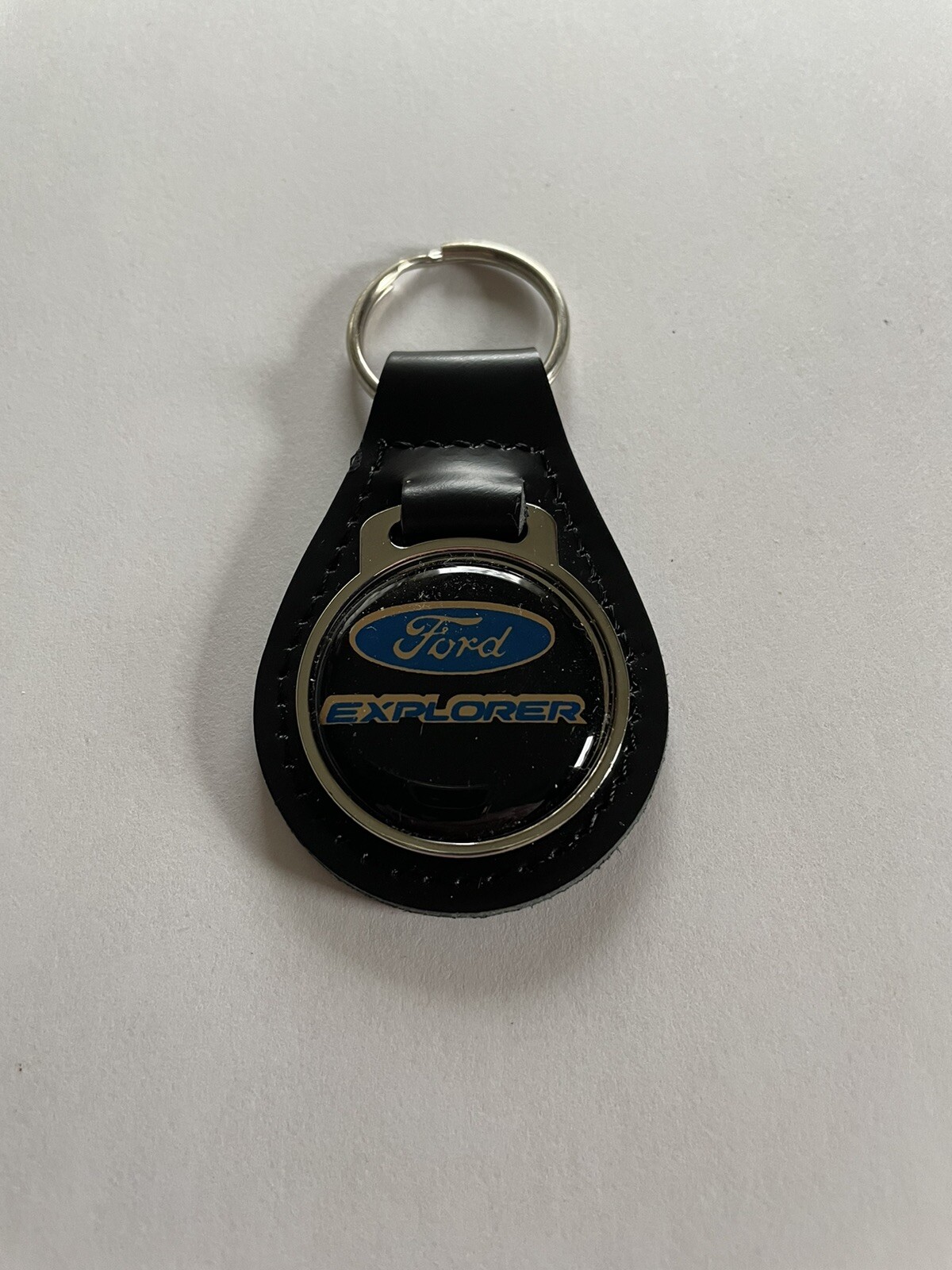 Ford Explorer Keychain Black Leather Ford key chain | eBay