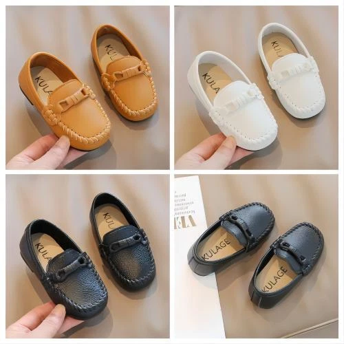 Boys leather moccasins sales