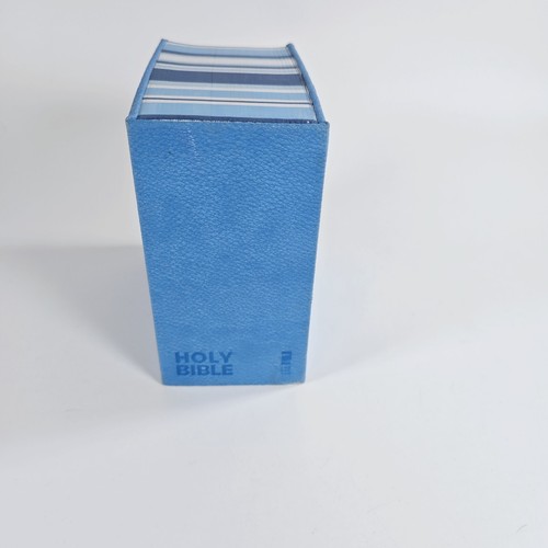 CHUNKY BIBLE Mini by Zondervan Staff Blue (2010, Leather, NIV)