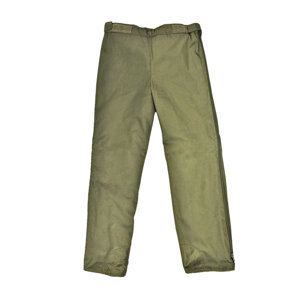 Pantalón Impermeable Ejército Alemán Goretex Cálido Forrado de Vellón Pesca Camping Pantalones Foto 4 de 4