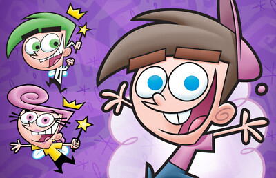 Kleines A6 The Fairly OddParents Poster (brandneu)