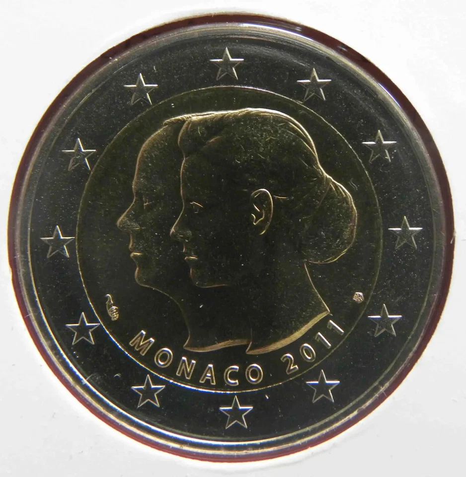 Monaco Pièce de Monnaie 1 Cent - 2 EURO (Choisissez Entre 2001 2011 2013 2014) - Photo 2/3