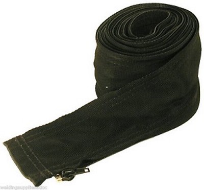 TIG Welding Torch Cable Cover For 22-ft Long Torch Lead 3'' Wide Nylon w/ Zipper