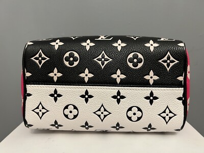 LOUIS VUITTON Speedy Bandouliere 20 Bag Black Pink White M46088 | eBay