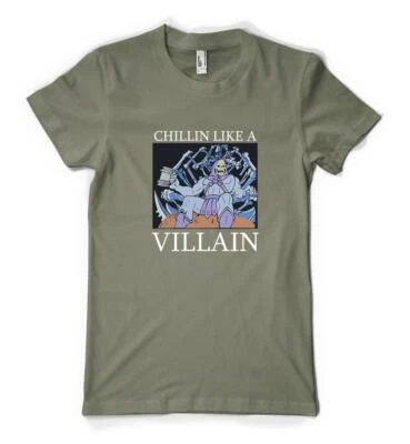 FRUIT OF THE LOOM Personalisiertes Masters Skeletor Universe Chilling Villain Erwachsene und Kinder T-Shirt