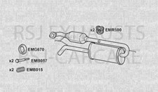 Tube d'échappement Smart FORTWO